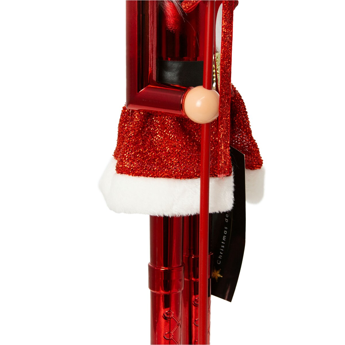 Figurka Dziadek Do Orzechów 60 Cm Boże Narodzenie Czerwony Czapka Płaska