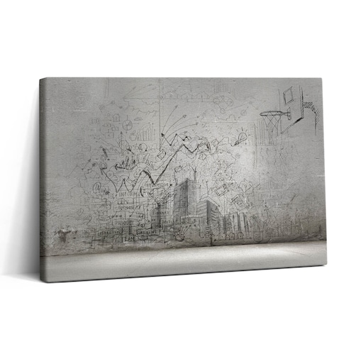Obraz na płótnie Miejski szkic, 30x20 cm