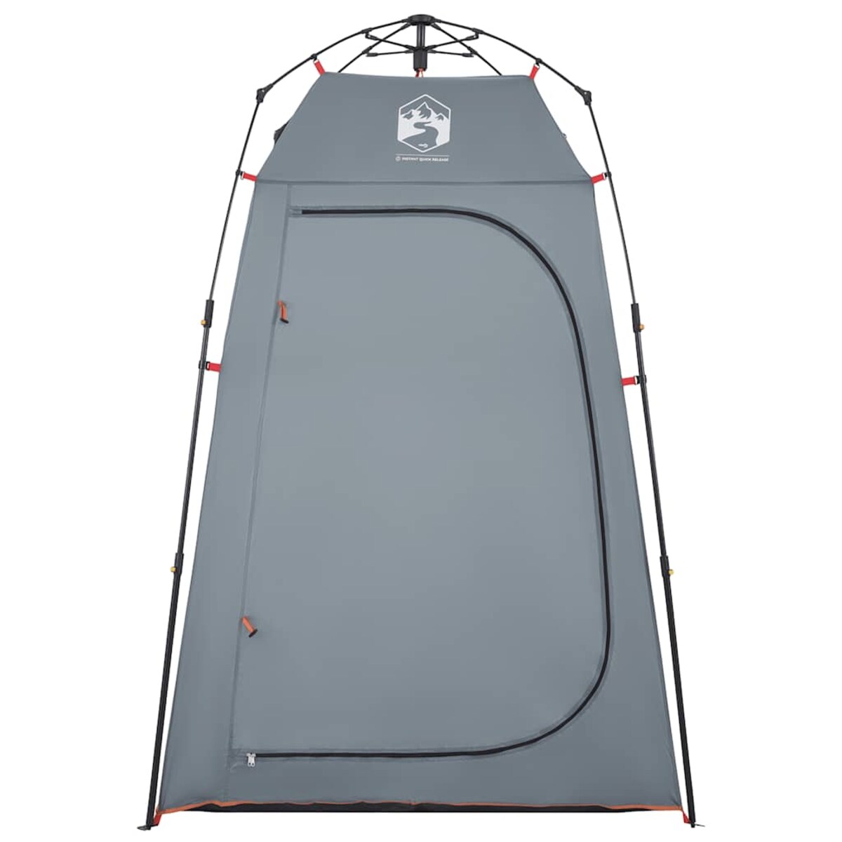 vidaXL Namiot prysznicowy, szary, szybko rozkładany, wodoszczelny