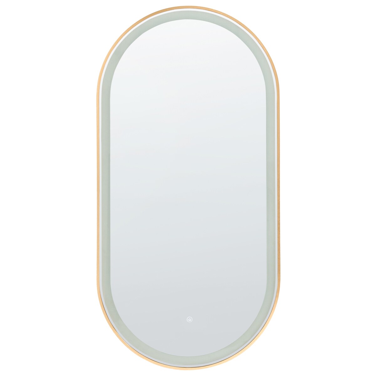 Lustro łazienkowe LED CHIDDES 60 cm 120 cm Srebrny