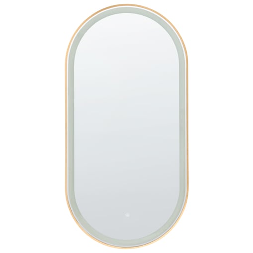 Lustro łazienkowe LED CHIDDES 60 cm 120 cm Srebrny