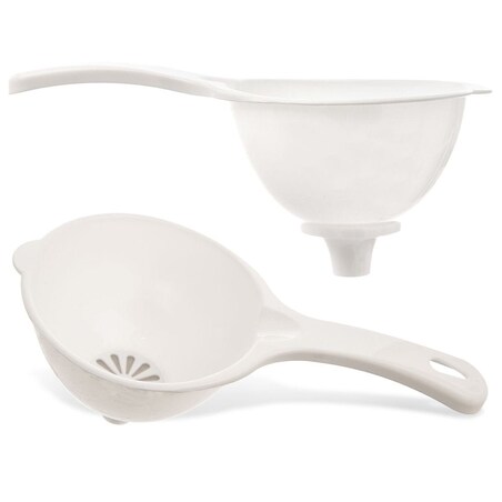 Lejek Kuchenny z Sitkiem Sitko do Butelek Balonów na Wino Piwo Sok 11,5 cm