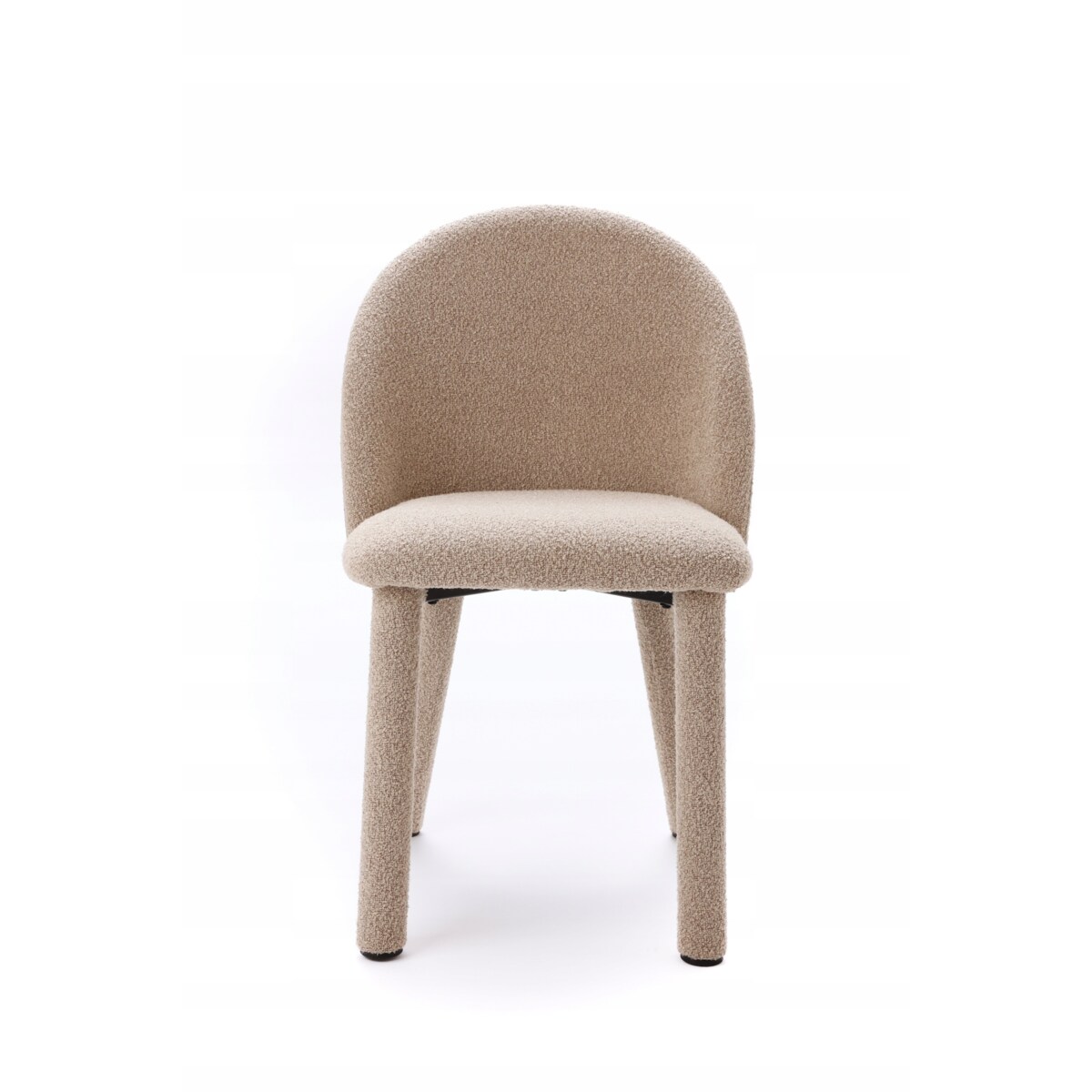 ZESTAW 2 SZTUK Krzesła MONTI Khaki Tapicerowane Nowoczesne Do Jadalni