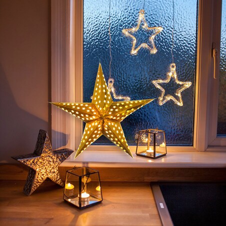 Papierowa gwiazda podświetlana LED SY-002 45cm