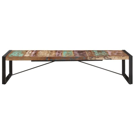 vidaXL Stolik kawowy, 180x90x40 cm, lite drewno z odzysku
