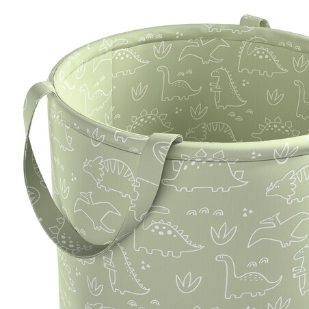 Kosz na zabawki Tobi, zielony, 40x60cm, Magic Collection