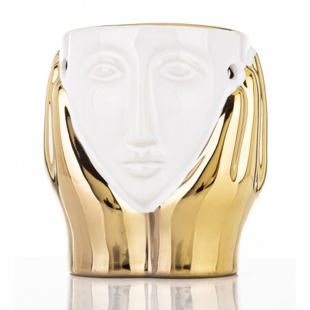 Kominek zapachowy ceramiczny 11x11x9,5 cm MOYO twarz