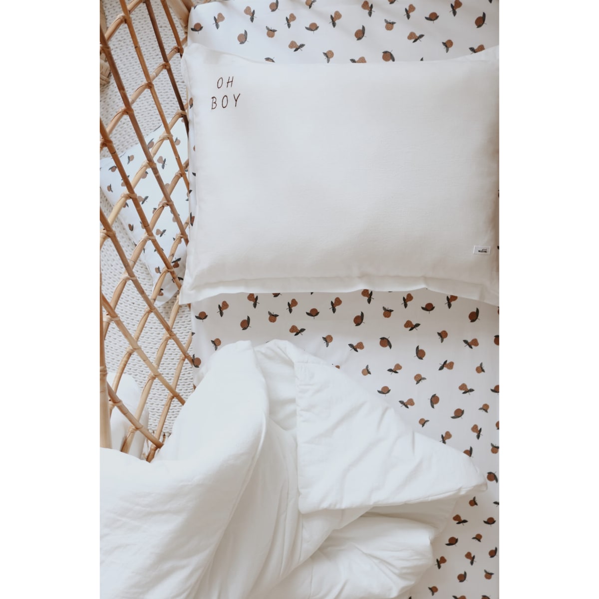 KOŁDERKA WASHED COTTON Z WYPEŁNIENIEM ECRU - L