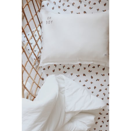 KOŁDERKA WASHED COTTON Z WYPEŁNIENIEM ECRU - L