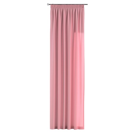 Zasłona na taśmie marszczącej 1 szt. 130x245 brudny róż