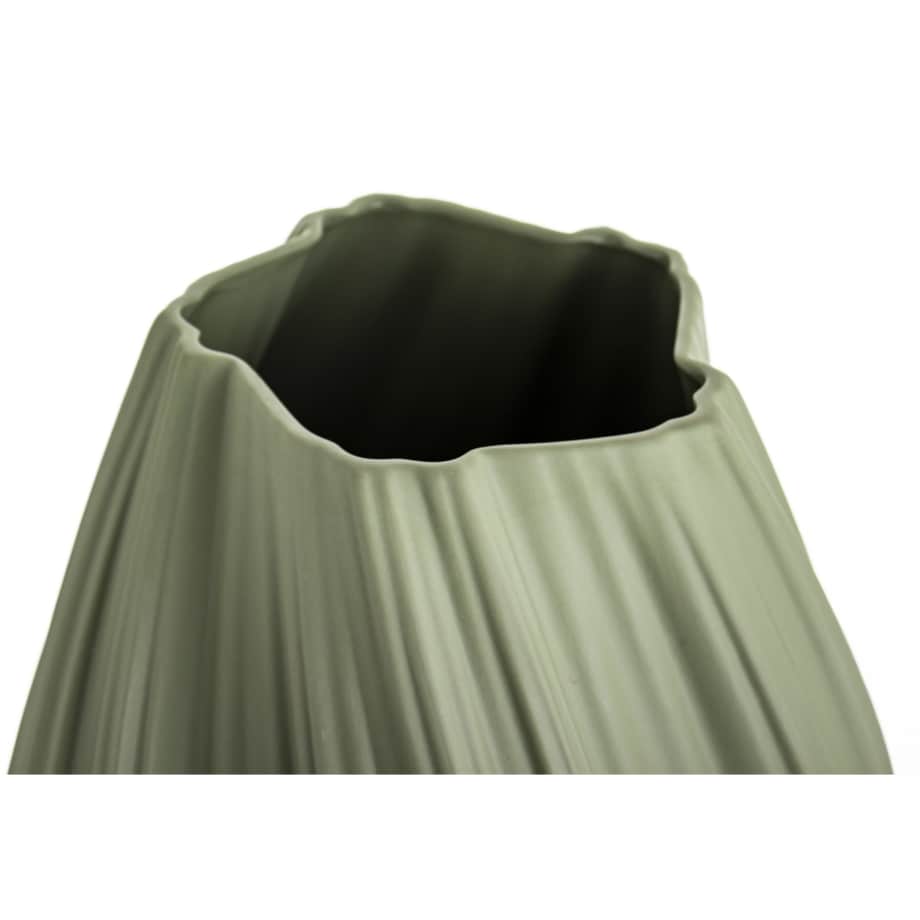 Wazon porcelanowy 34x18x18 cm MARIKO zielony