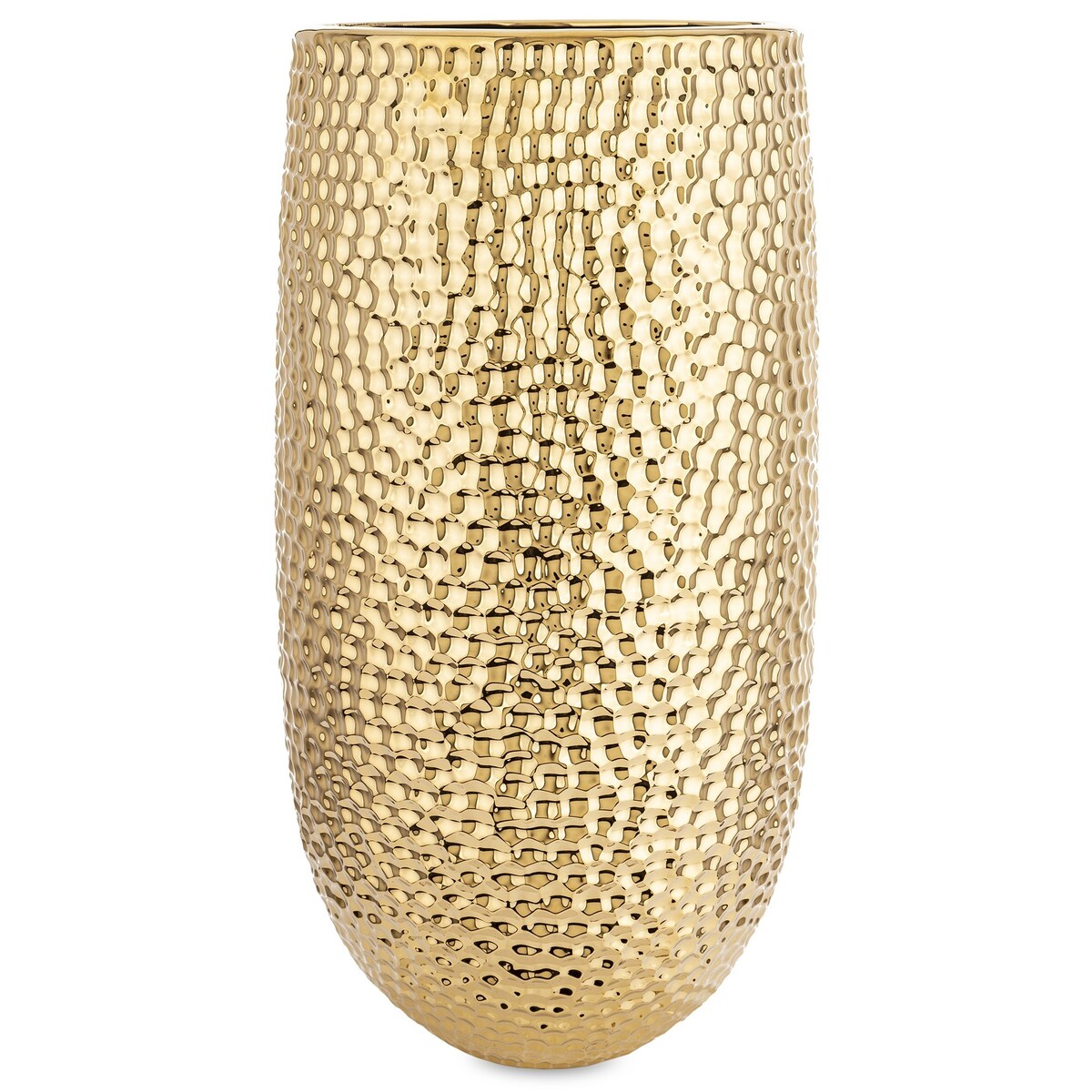 Wazon ceramiczny 38,5x18x18 cm SHONA-2 złoty