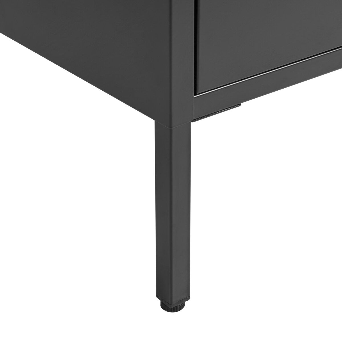 Szafka biurowa HURON Metal Czarny