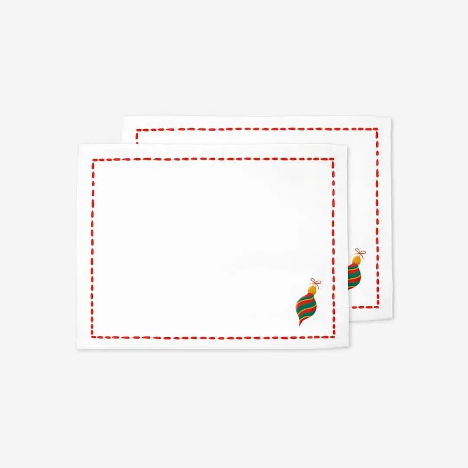 Podkładki świąteczne - Minimalistyczna ozdoba