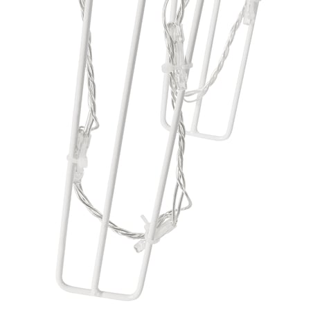 Dekoracja ogrodowa LED MIKKELI Ruchomy renifer 76/47/52 cm Biały