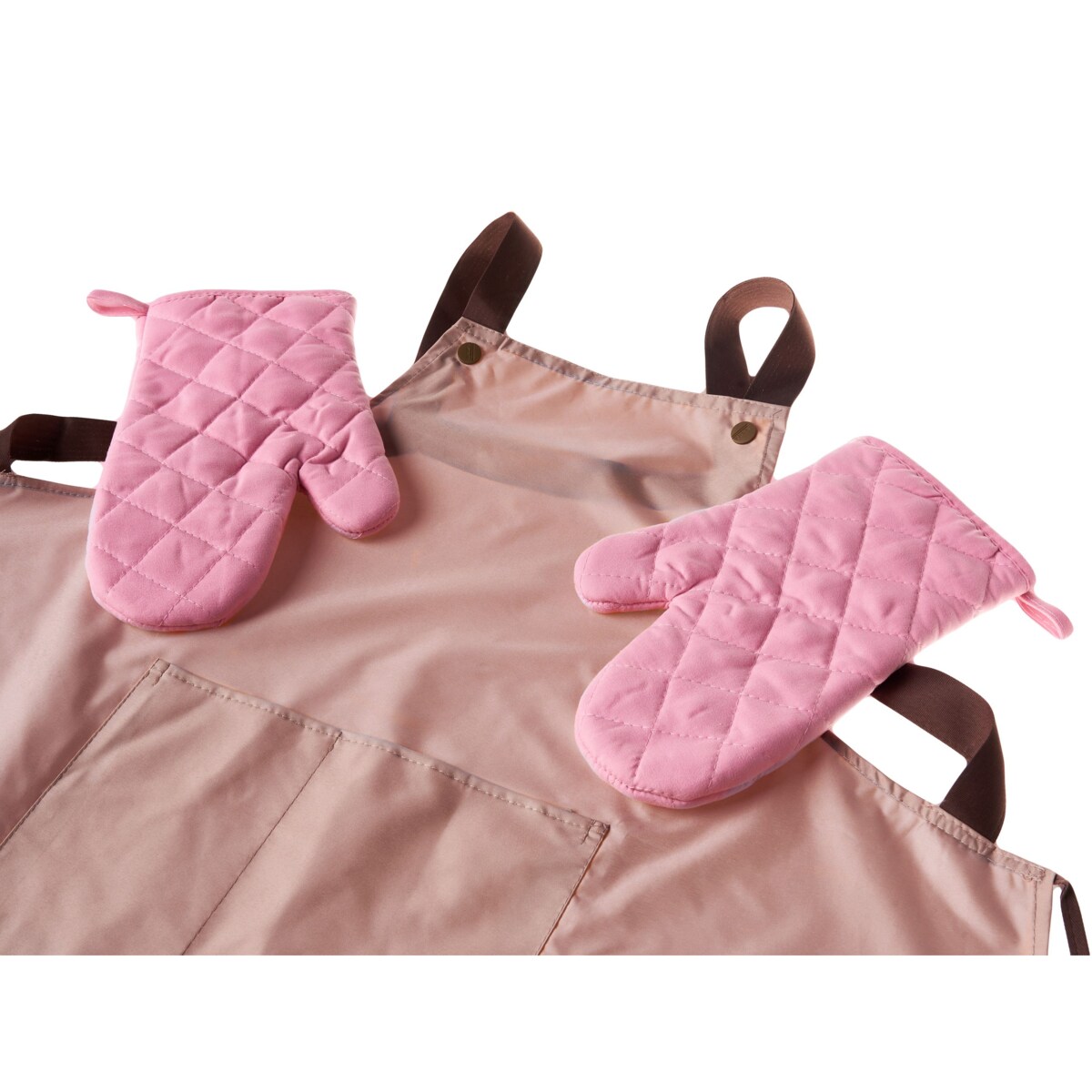 Zestaw tekstyliów kuchennych LACTUCA Różowy