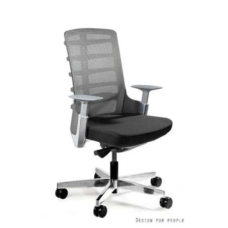 Fotel biurowy SPINELLY M czarny/szary