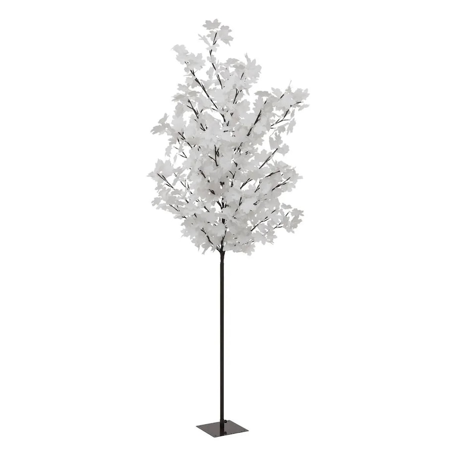 Drzewko LED, białe listki, 200 cm