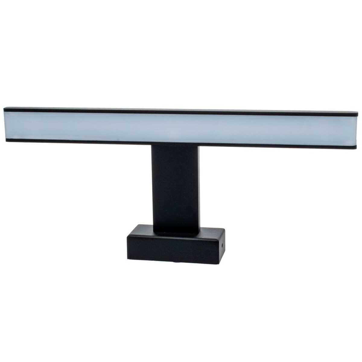 Kinkiet LAMPA ścienna SHINE ML4377 listwa OPRAWA nad lustro LED 7W 4000K nad obraz IP44 czarna, Milagro