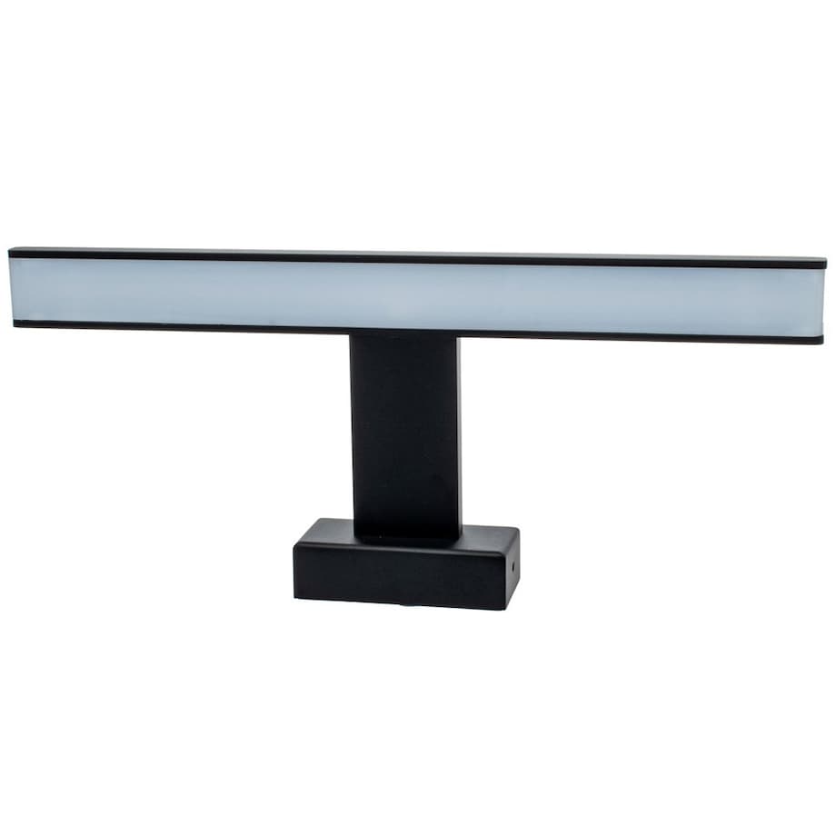 Kinkiet LAMPA ścienna SHINE ML4377 listwa OPRAWA nad lustro LED 7W 4000K nad obraz IP44 czarna, Milagro