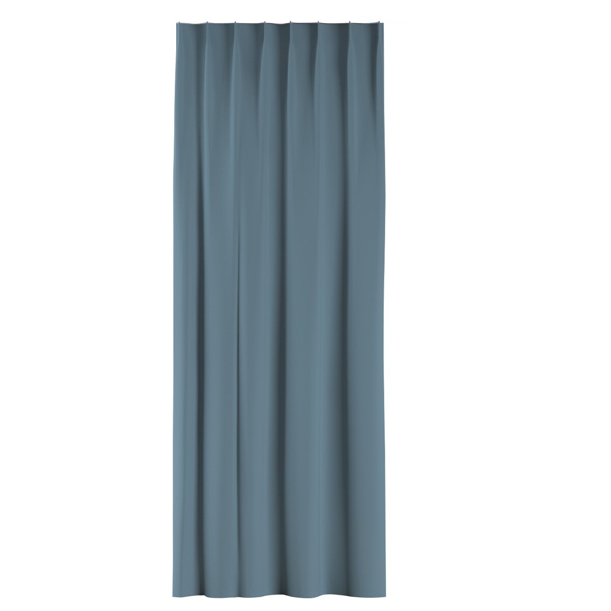 Zasłona na haczykach flex pojedynczych 130x245 ciemny morski niebieski