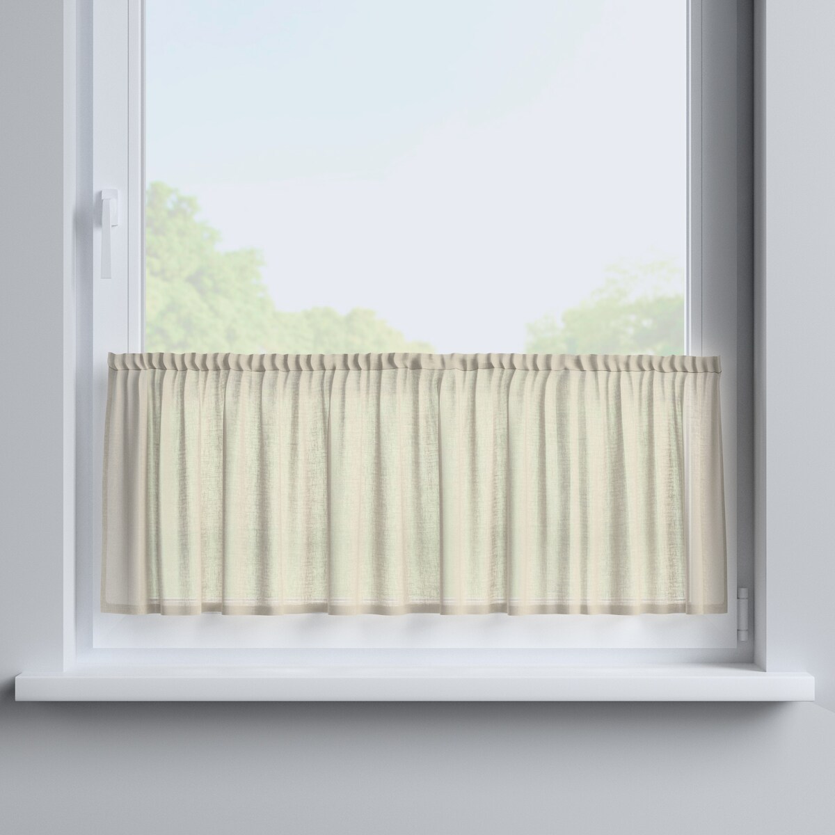 Zazdrostka prosta na metry 130x0 prześwitujący beżowy