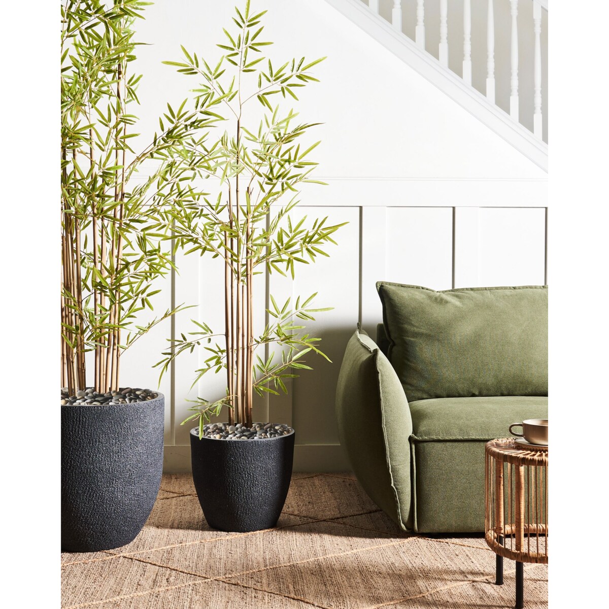 Doniczka KANNIA Ceramika 36 cm Grafitowy