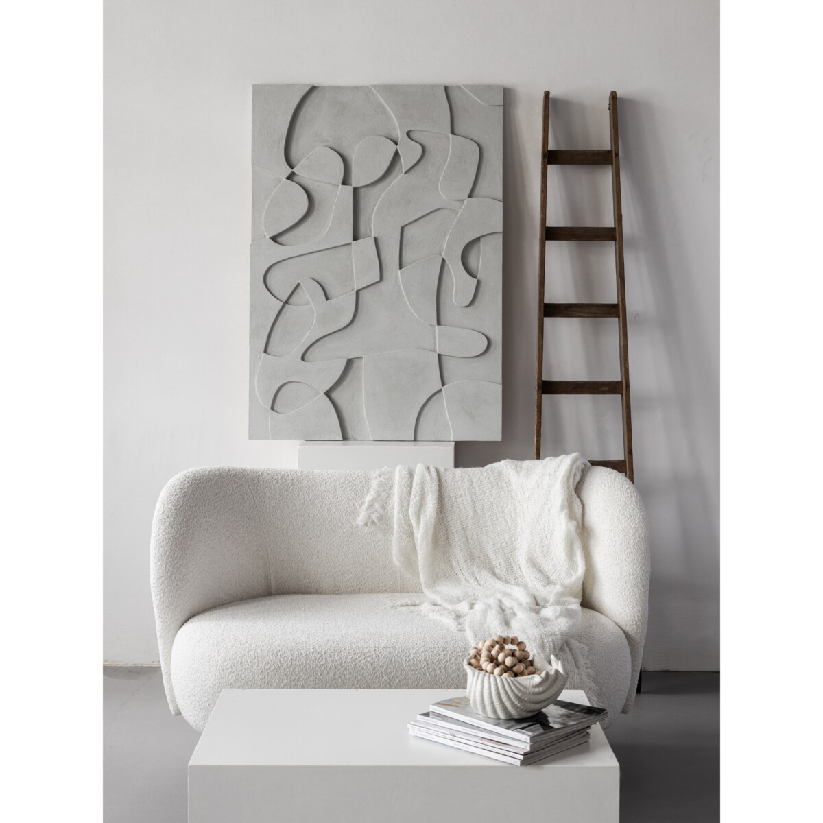 Relief Płaskorzeźba ścienna Botanica I Ladnini