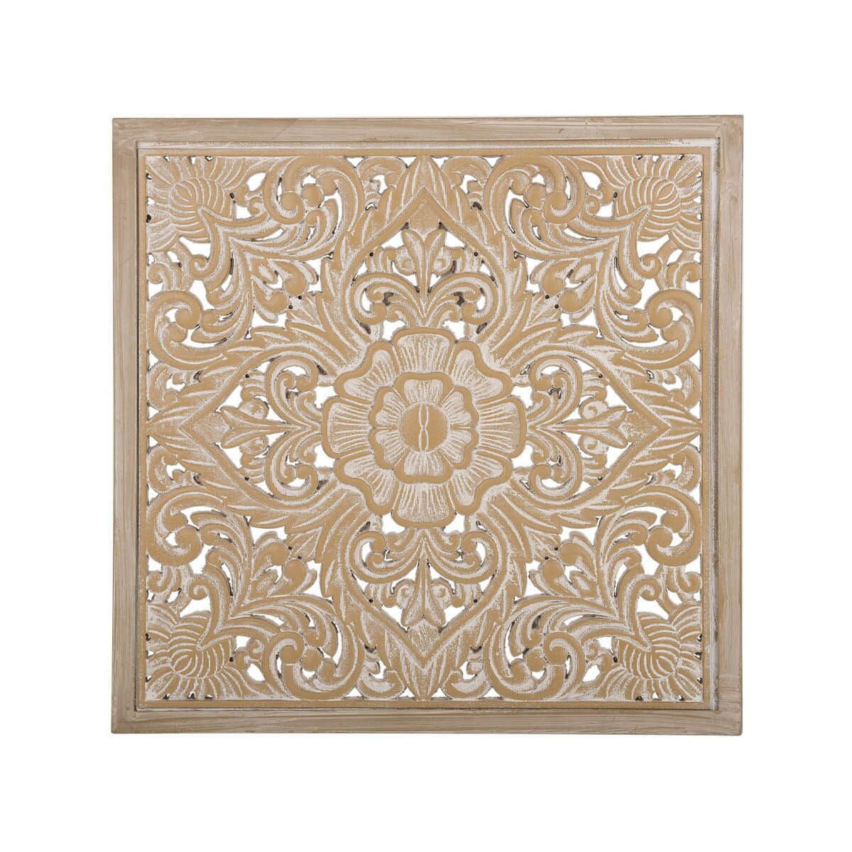 Dekoracja ścienna jasne drewno YONORA