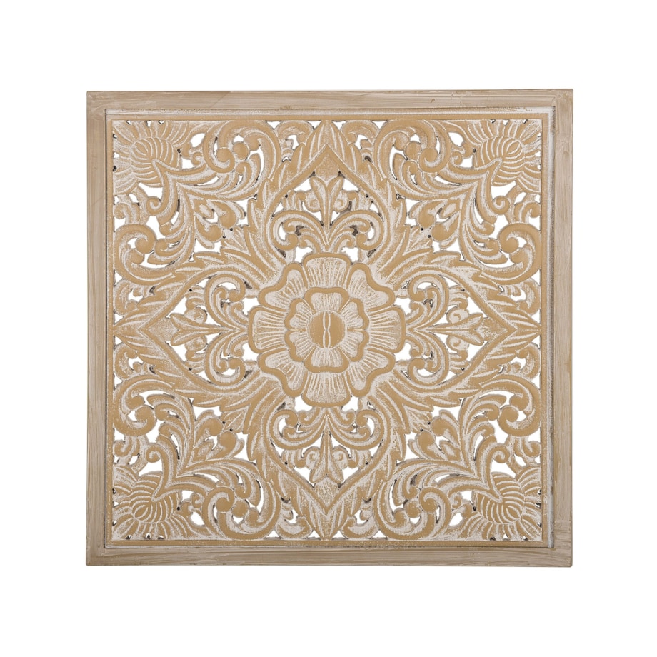 Dekoracja ścienna jasne drewno YONORA