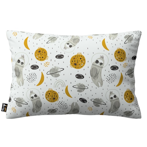 Poszewka Milly prostokątna 60x40 biało-szara