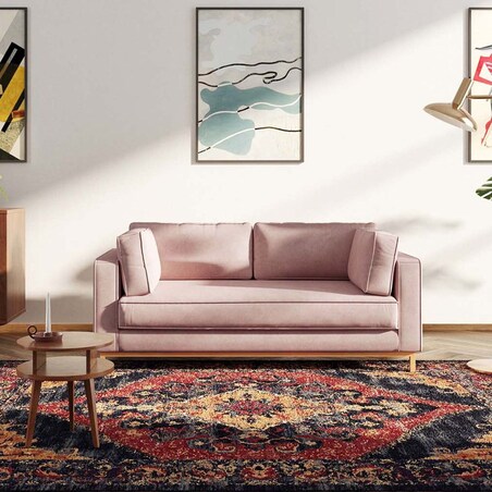 Celerio sofa 2 osobowa Pastelowy Róż