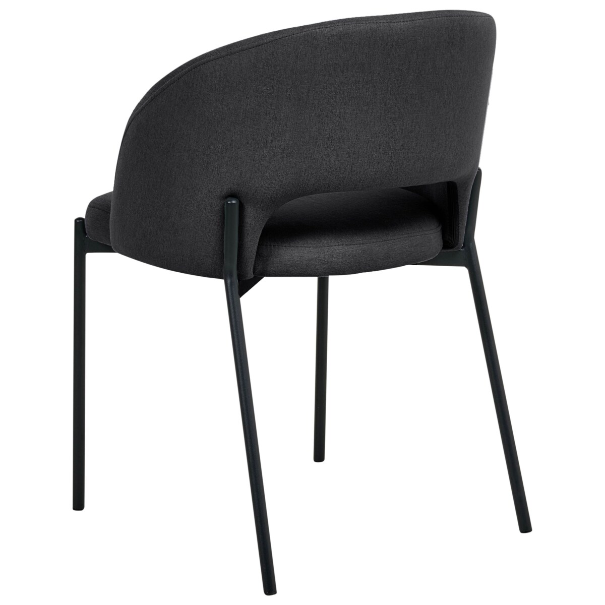 Zestaw 2 krzeseł do jadalni PENNY Czarny