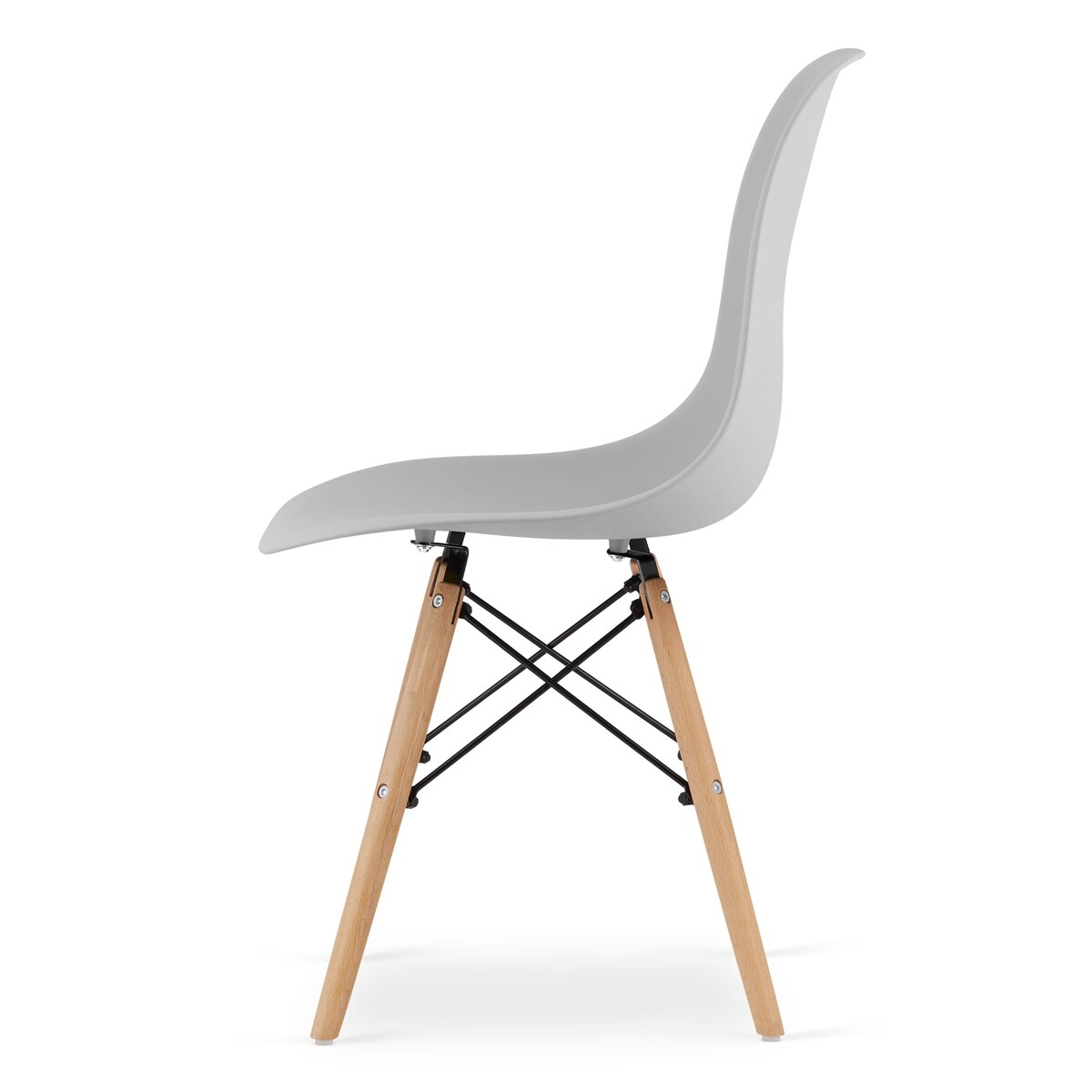 Zestaw Stół Do Jadalni Kuchni Salonu Biura Prostokątny Tessa 120X60 Dąb + 4 Krzesła Osaka Szare