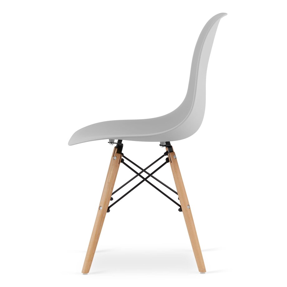 Zestaw Stół Do Jadalni Kuchni Salonu Biura Prostokątny Tessa 120X60 Dąb + 4 Krzesła Osaka Szare