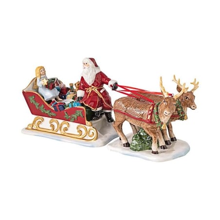Figura/świecznik Sanie św. Mikołaja Christmas Toys, 36 cm, Villeroy & Boch