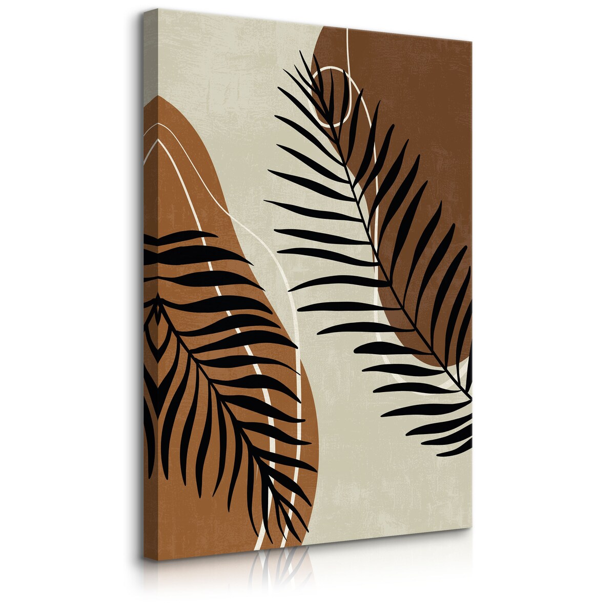 OBRAZ DO SALONU LIŚCIE PALMOWE STYL BOHO NATURA ABSTRAKCJA 30x40cm