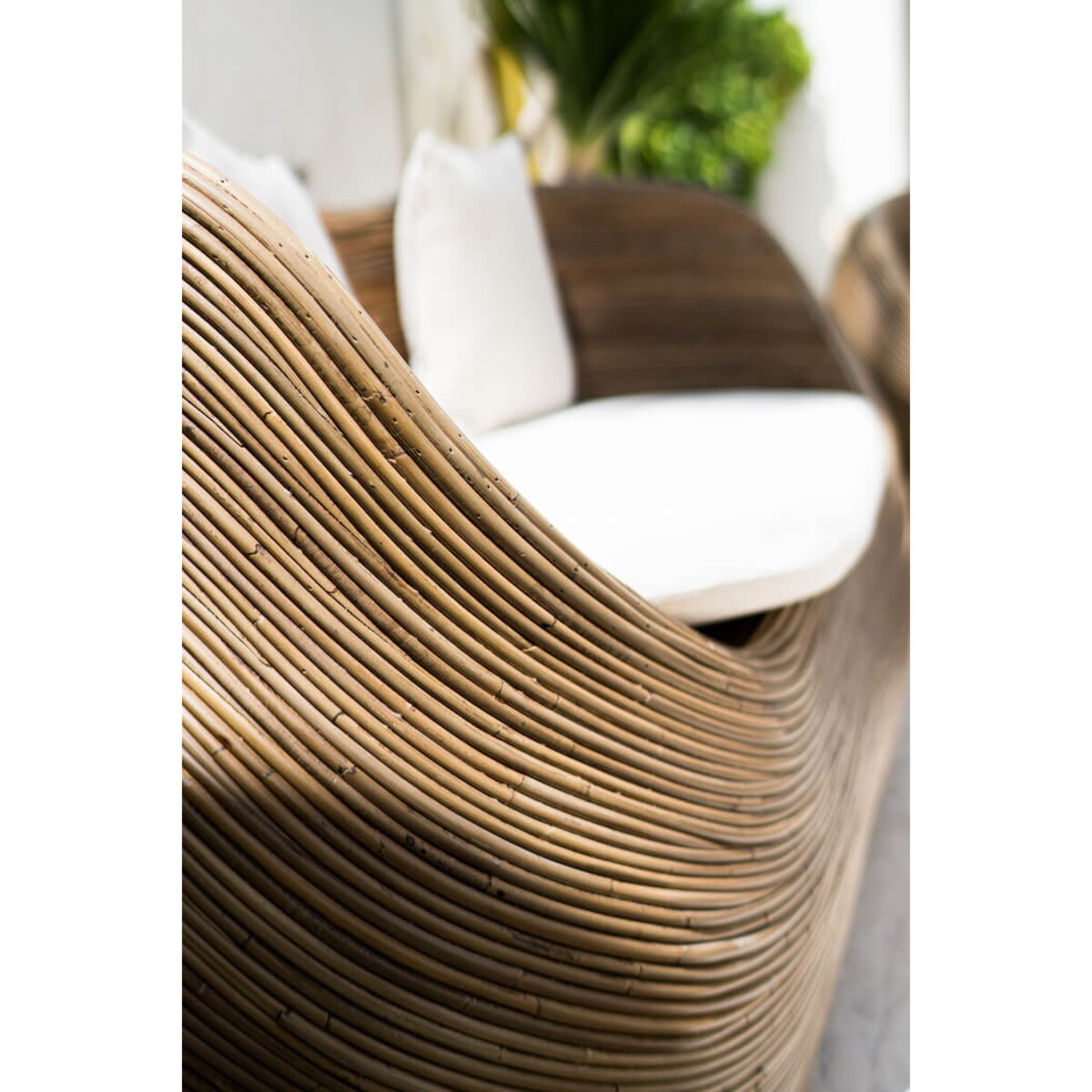 Sofa rattanowa Tegal ciemny Monnarita