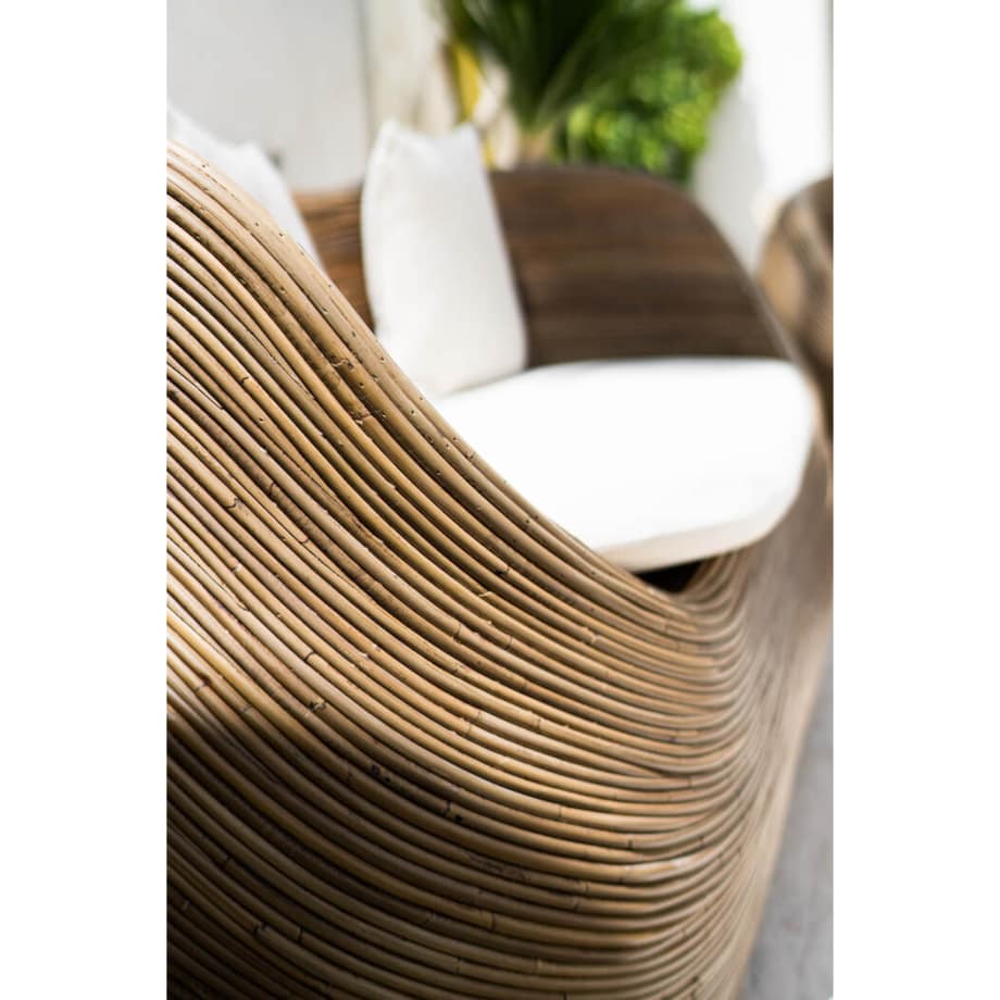 Sofa rattanowa Tegal ciemny Monnarita