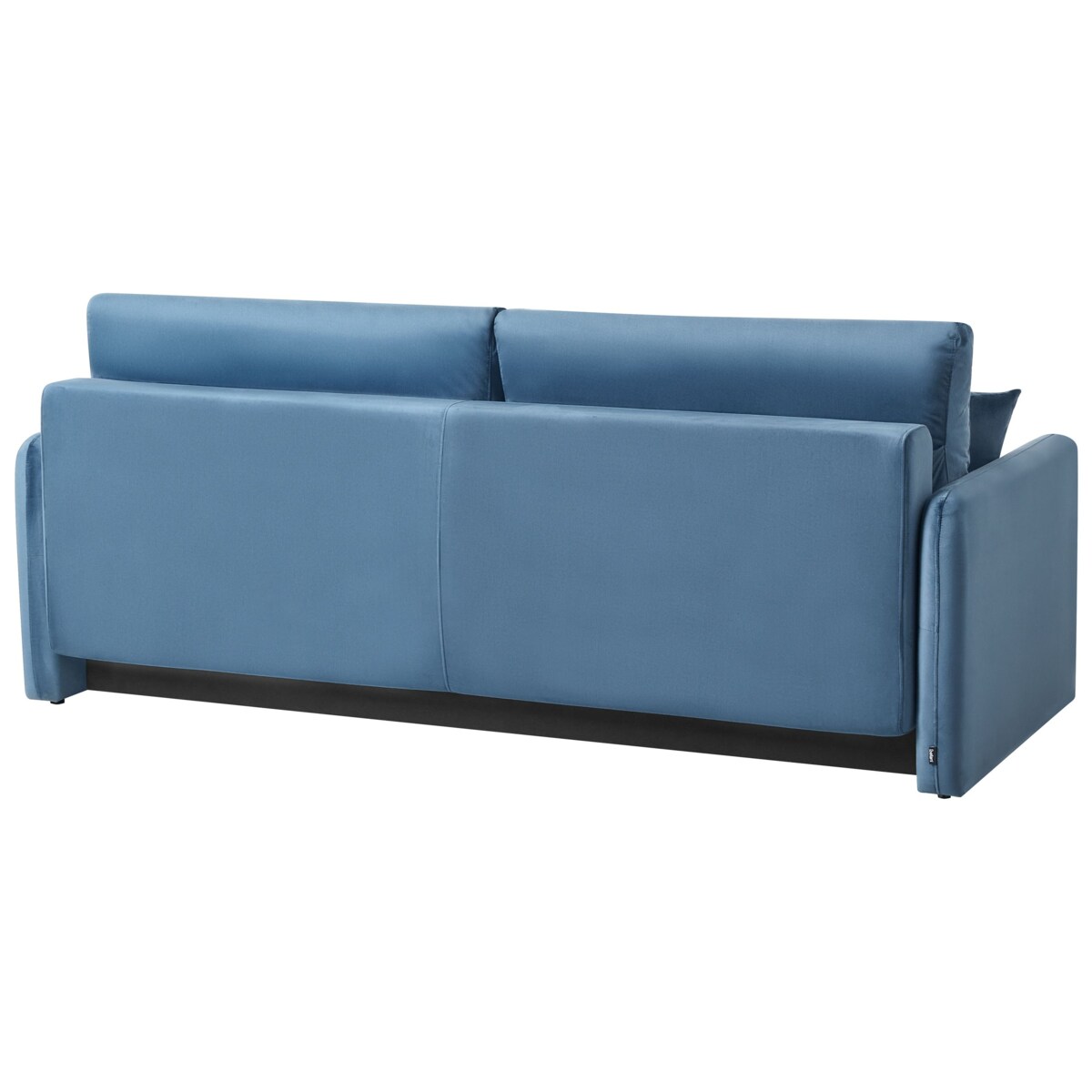 Sofa rozkładana dla 3 osób EGGE Welur Niebieski