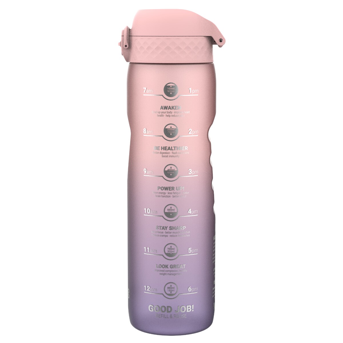 Butelka ION8 I8RF1000PPRMOT Motivator (Gradient Periwinkle/Rose Quartz)
