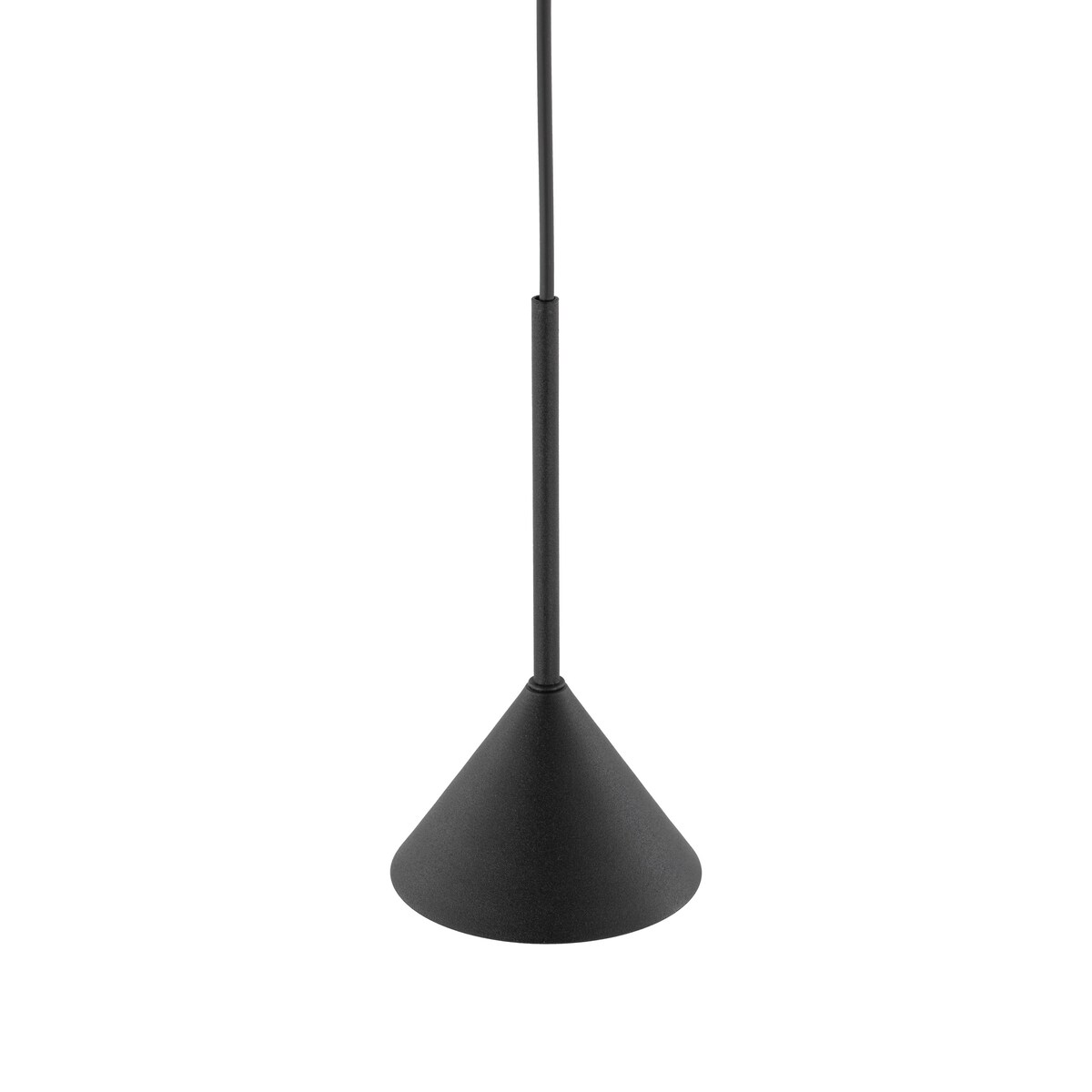 Lampa wisząca czarna CONO BLACK MINI 10304 TK Lighting GU10 metalowa minimalistyczna regulowana do salonu kuchni jadalni