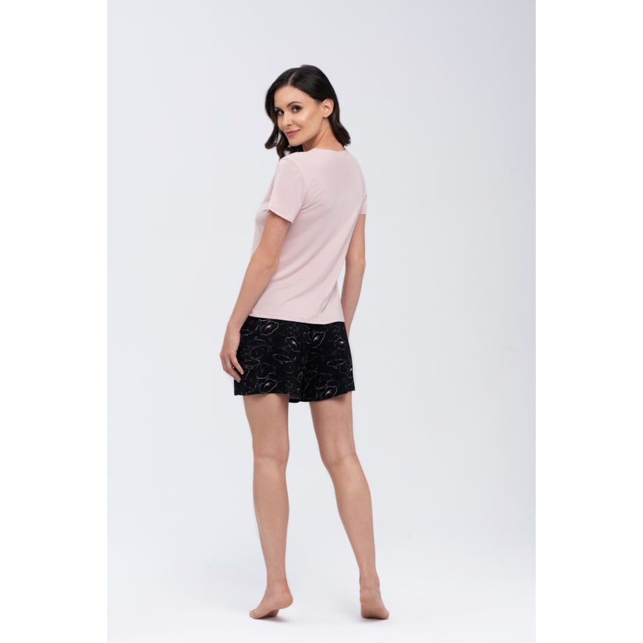 Komplet Koi Beżowo-czarny Beżowo-Czarny, XL