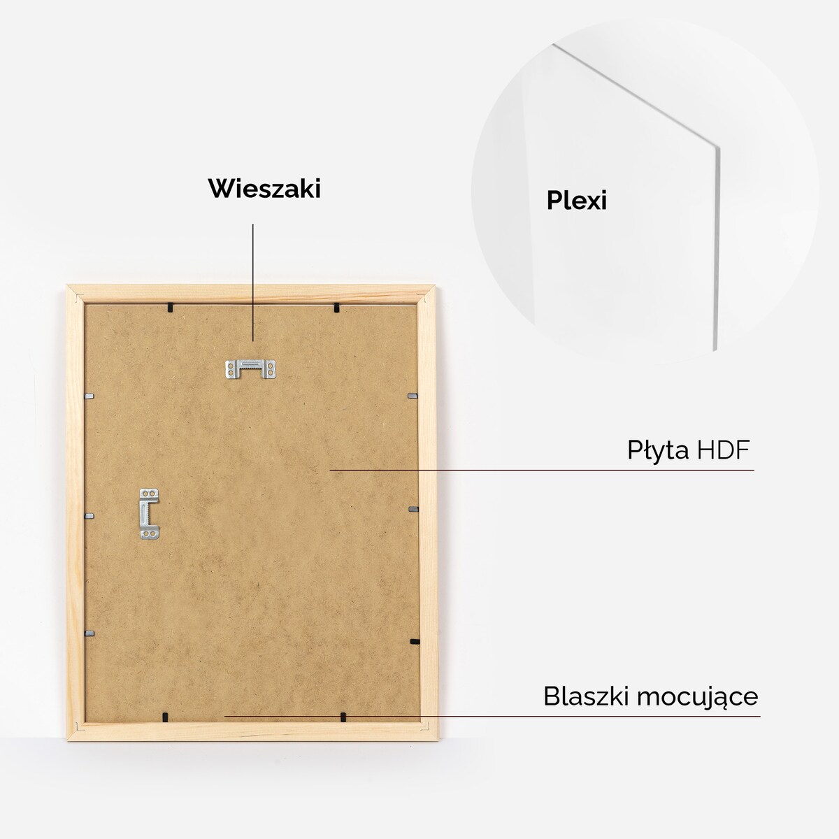 Ramka na zdjęcia 28x35 cm ramka z drewna surowego pion poziom ramka prostokątna RAW DIY