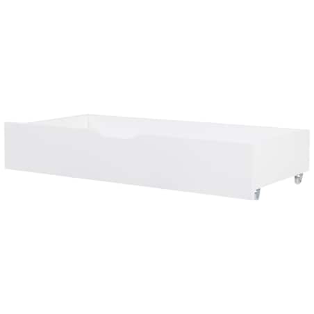 Zestaw 2 szuflad pod łóżko Drewno sosnowe CRONAT Biały