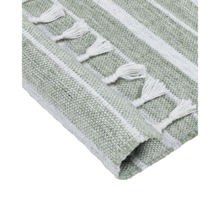 Dywan 80 x 150 cm zielony BADEMLI