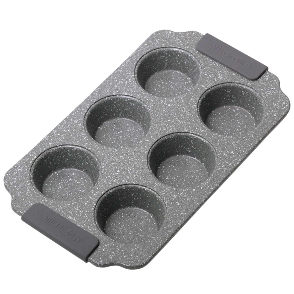 Forma do pieczenia babeczek muffinek 6 otworów 2 kolory KAMILLE
