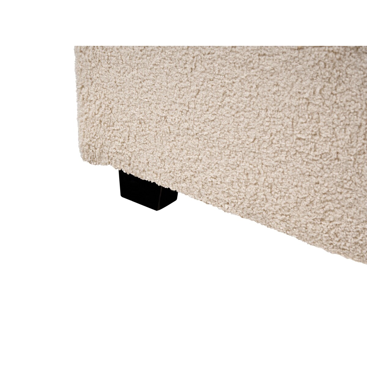 Łóżko Boucle VAUCLUSE 180 x 200 cm Beżowy