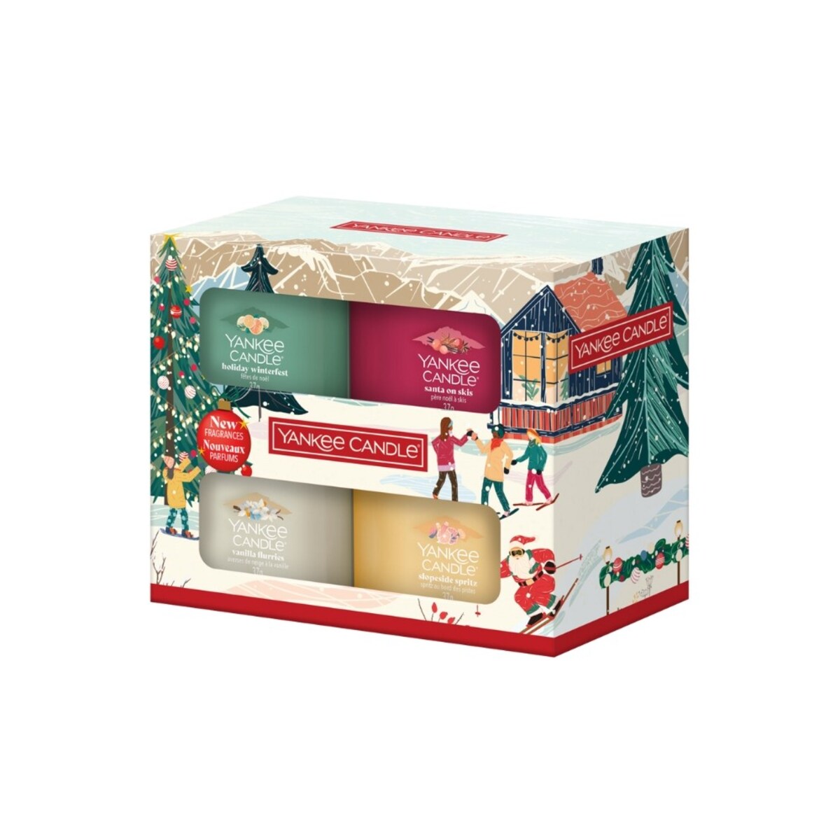 Yankee Candle zestaw prezentowy 4 ŚWIECE MINI