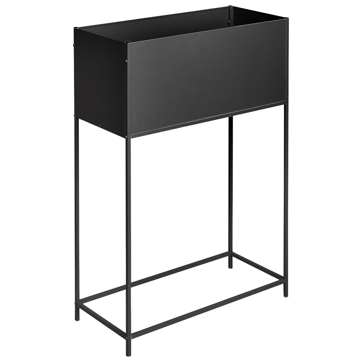 Donica na nóżkach TAPIEN Metal 70 cm Czarny